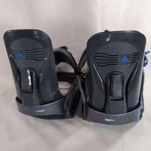 K2 Plasma V2 Snowboard Bindings Blue Grey S SM Small K2-BSP-04-S-L Snowboarding - Picture 4 of 16